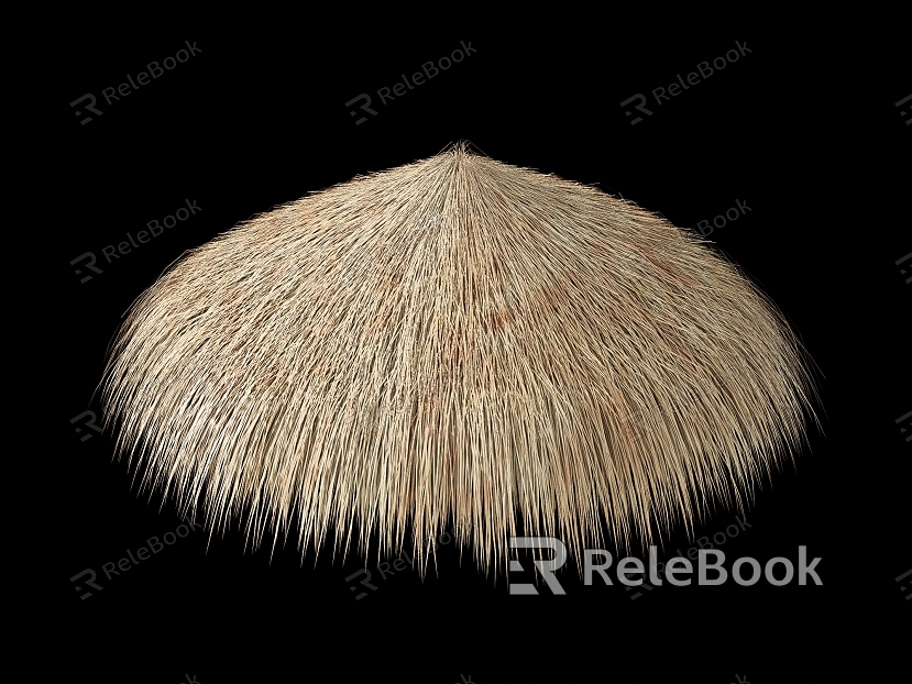 Round Roof Thatch model