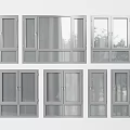 Sleek Modern Casement Windows In Multiple Styles With Metal Frames And Clear Glass