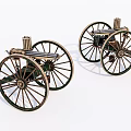Vintage Two Wheeled Horse Carriage With Large Spoked Wheels And Old Design