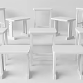 Various Colored Modern Simple Stools With Wheels For Office Home Use