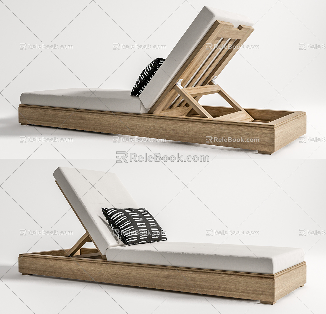 Modern Lounger Outdoor Lounger model