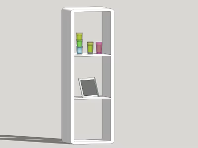 Modern Bookshelf Bookcase Bookshelf 3d model