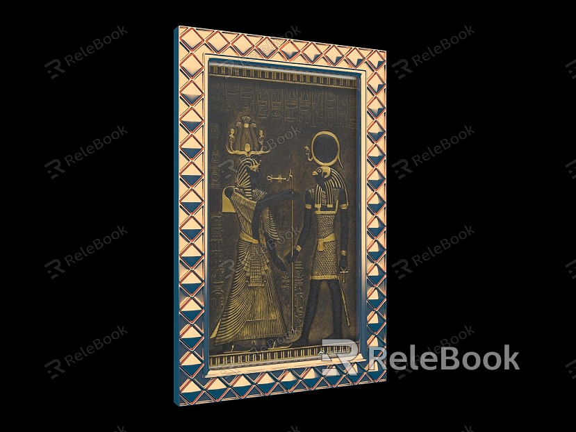 Picture Frame Photo Frame Oil Painting Hanging Painting Decorative Painting Wooden Frame Decorative Painting European Style Picture Frame European Style Picture Frame Classical Picture Frame model