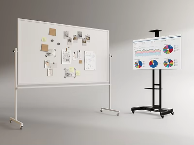 Creative Musical Instruments and Art Supplies Collection for Artistic Creations 3d model