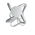 Stainless Steel Tiered Storage Rack With Stable Base For Kitchen Organization