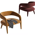single chair 3d model