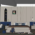 Cozy Modern Kids Room Interior Design With Bed Stuffed Bear Study Desk And Toy Cars
