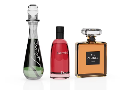 Modern perfume perfume cosmetics 3d model