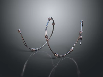 Modern Iron Wire Iron Wire Rolls Steel Wire Rolls Steel Wire Rolls 3d model