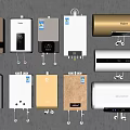 Various Household Water Heaters With Different Models And Colors For Daily Use