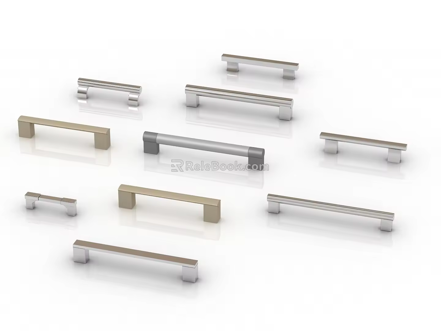Modern hardware handle 3d model