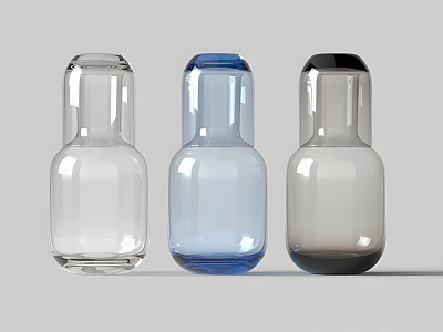 Utensils Vase Glass Bottle Glass Vase 3d model