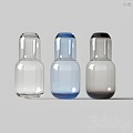 Utensils Vase Glass Bottle Glass Vase 3d model