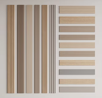 Modern wall panel Great wall plate Grille plate 3d model