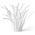 Fresh Green Ornamental Grass With Long Leaves For Home Decoration