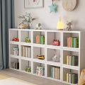 Children's Room Bookcase Kindergarten Bookcase Library Bookcase Locker Bookcase Ornaments Combination Decorative Cabinet Children's Toys 3d model