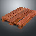 Wooden Pallet Equipment For Logistics With Sturdy Boards And Support Feet