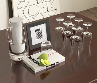 Glass Wine Glass Water Cup 3d model