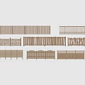 Wooden Fence Collection Featuring Vertical Slats Lattice Patterns And Picket Styles For Outdoor Use