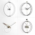 Modern Metal Frame Wall Clocks With Minimalist Design And Diverse Styles