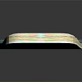 Colorful Traditional Decorative Weapon With Intricate Facial Patterns And Artistic Design