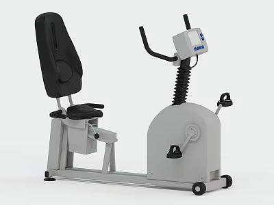 Medical Equipment For Rehabilitation With Ergonomic Seat Adjustable Armrests LCD Control Panel And Pedal System 3d model