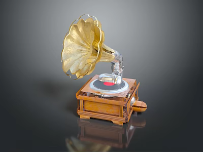 phonograph old phonograph old phonograph antique phonograph classical phonograph retro phonograph 3d model