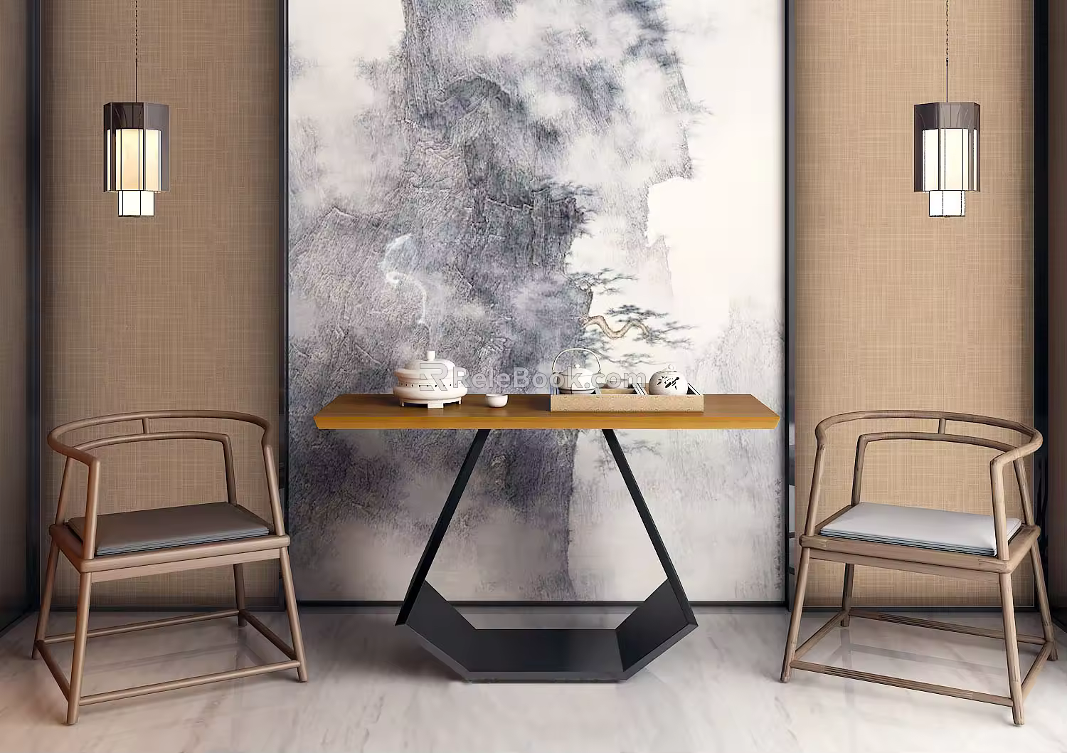 New Chinese Duan Jing Tai 3d model