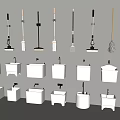 Mop pool mop pool faucet mop pool towel balcony mop pool 3d model