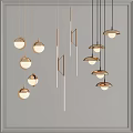 Modern Pendant Lights With Various Shapes And Metallic Finish For Interior Decoration