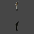 Stunning Modern Metallic Trophy With Illuminated Accents And Elegant Design