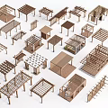 Various Wooden Pergola Designs For Outdoor Garden And Patio Structures