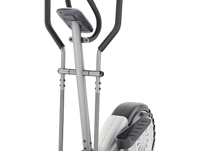 Modern Elliptical Trainer With Sturdy Frame Ergonomic Handles Non Slip Pedals For Home Fitness Equipment 3d model