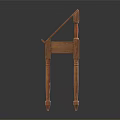 Two Wooden Art Easels With Traditional Stand Design And Stable Legs For Artists