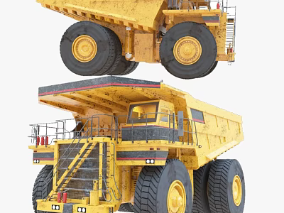 Modern Dump Truck Modern Car Mine Truck Dump Truck Dump Truck Transport Vehicle Tire Industry 3d model