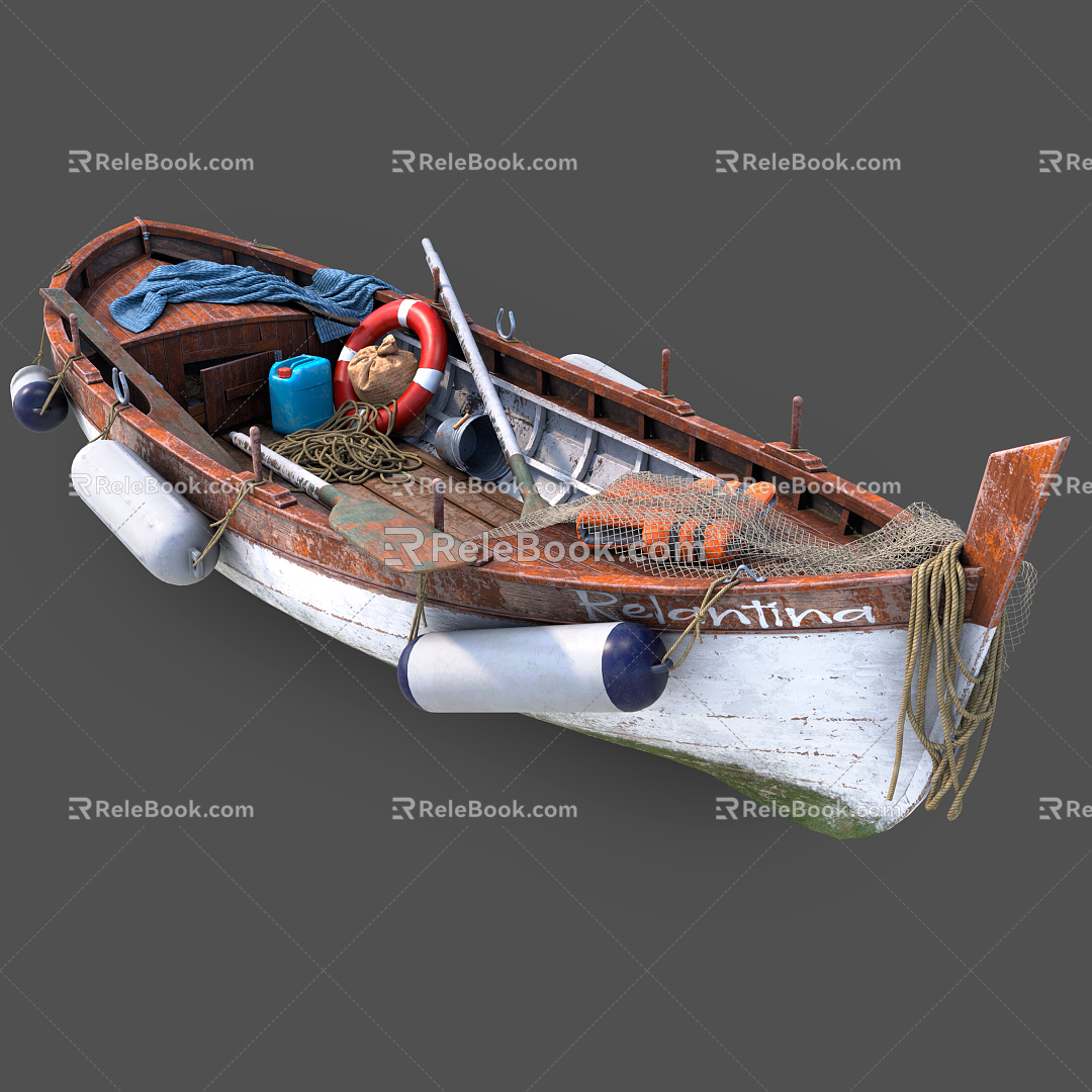 Modern Boat Boat 3d model