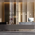 Modern reception desk Reception 3d model