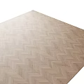 Modern Herringbone Pattern Wooden Flooring With Light Wood Tone Smooth Surface 3d model