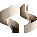 Stairs Rotation Stairs 3d model