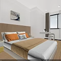 Modern Dining and Living Room Interior With Dining Table Chairs Sofa TV Plants and Art
