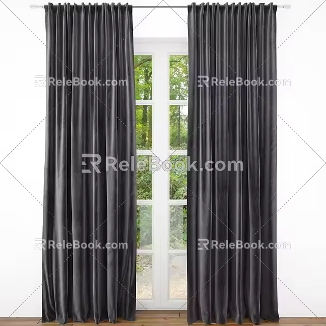 Curtains 3d model