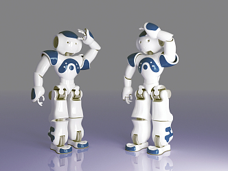 Modern Robots 3d model