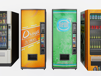 modern vending machine 3d model