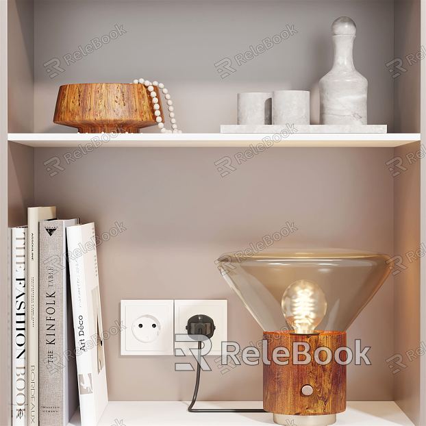 Modern Table Lamp Book Secretary Decoration Plug model