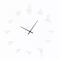 Modern clock bird creative wall clock 3d model