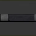 Shiny Cylindrical Mechanical Industrial Component Featuring Gray Black Metal Surface And End Design