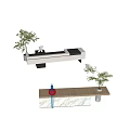 Front Desk Combination 3d model