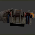 Sci-fi Items Sci-fi Components High-tech Components Sci-fi Equipment Sci-fi Scene Sci-fi Environment Game Scene 3d model