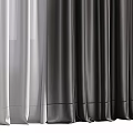 Elegant Modern Layered Window Curtains With Dark Opaque Panels And Light Sheer Fabric