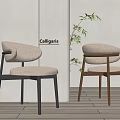 Calligaris Dining Chair Single Chair 3d model
